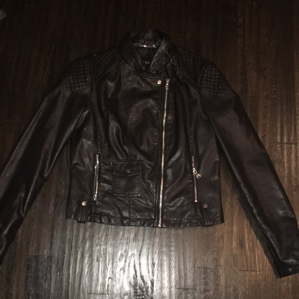 Express Leather like Moto jacket